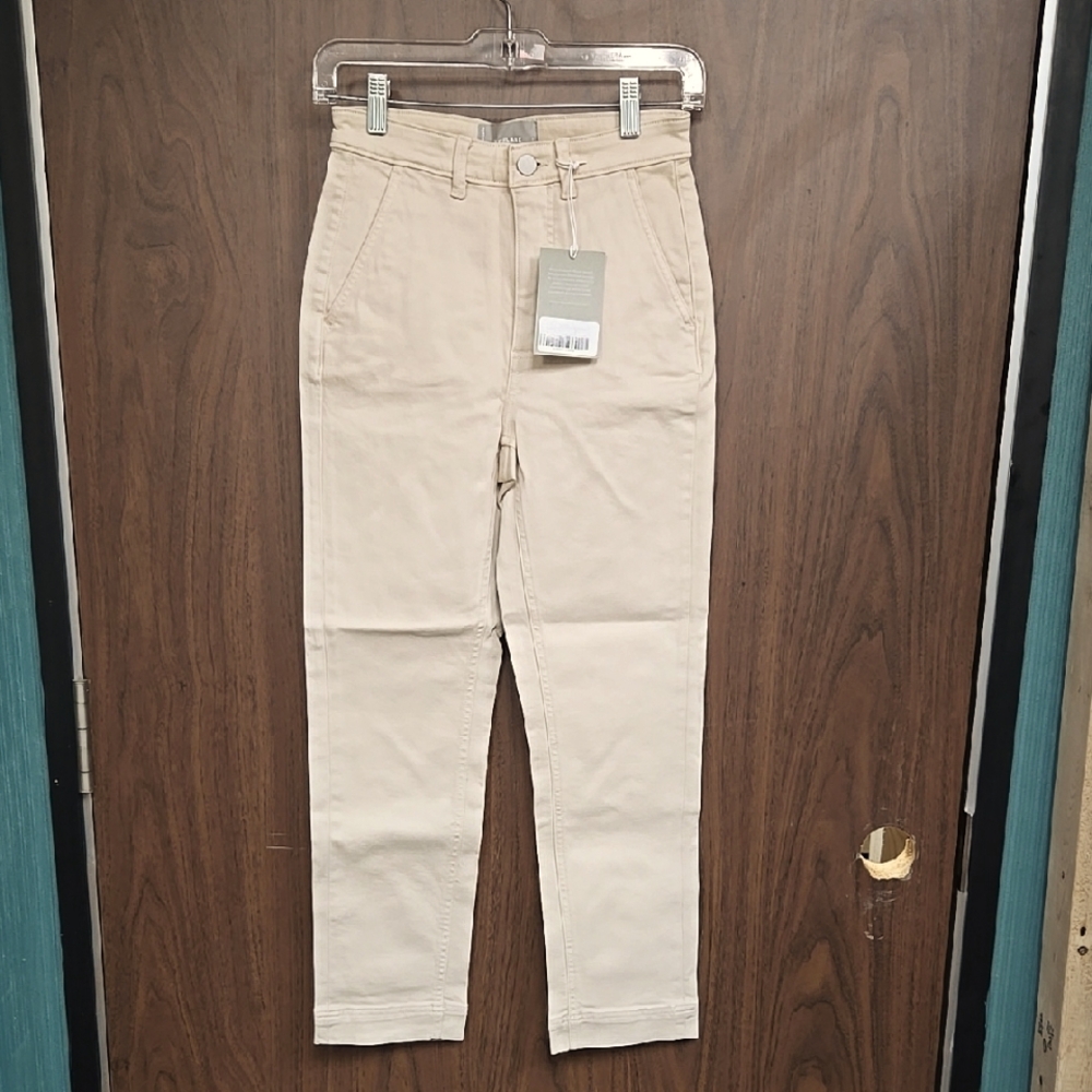 Everlane Size 0 Sandstone Slim Leg Crop Jeans